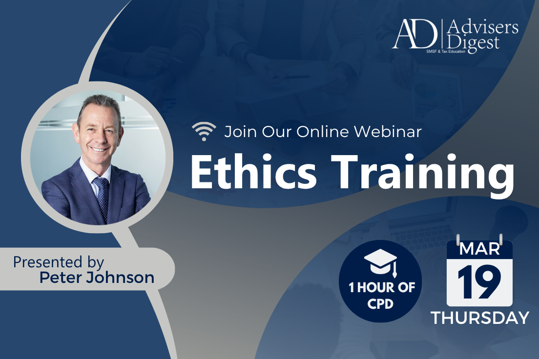 Ethics Webinar - March 2026 (1 Hour of CPD)