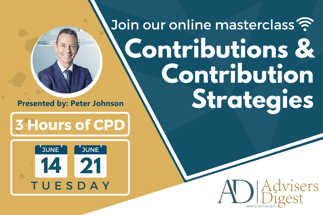 Contributions & Contribution Strategies - June 2022 (3 Hours of CPD)