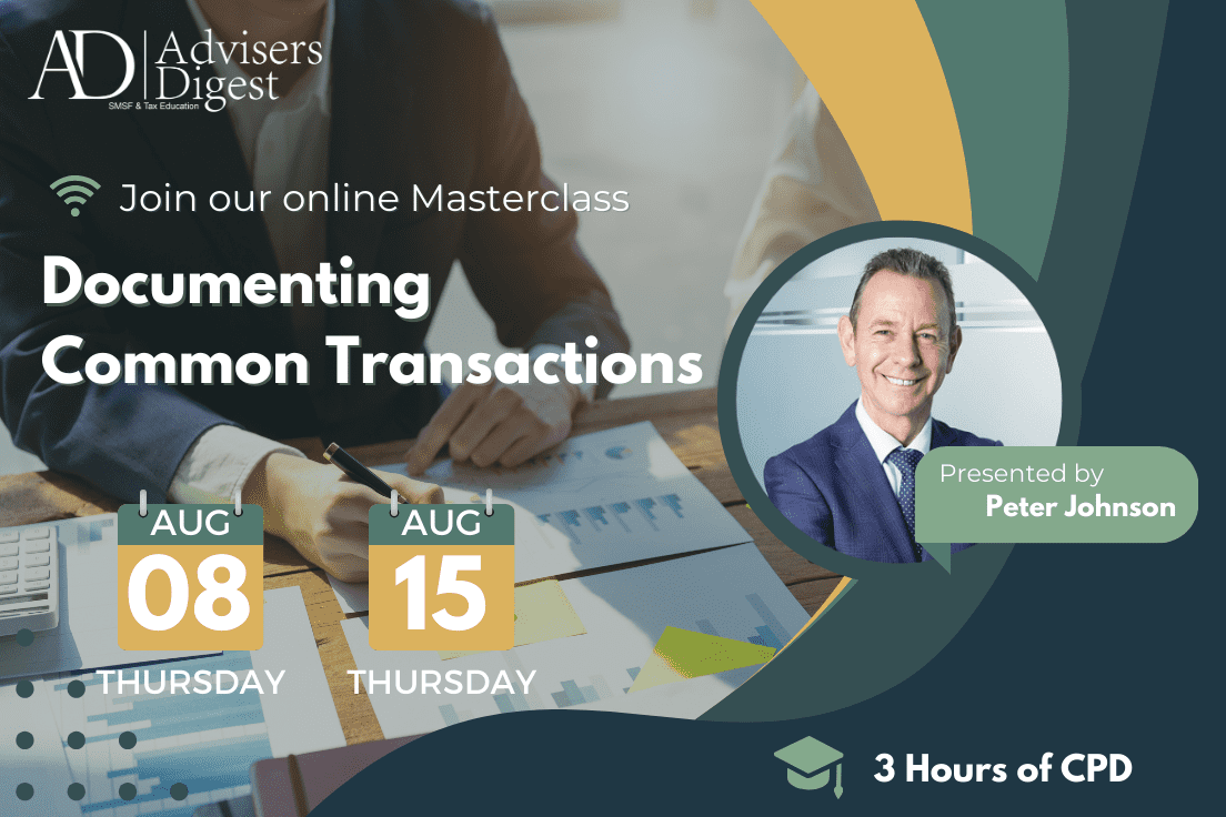 Documenting Common Transactions - August 2024 (4 Hours of CPD)