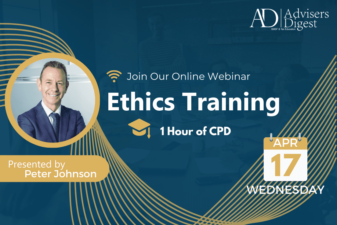 Ethics Webinar - April 2024 (1 Hour of CPD)