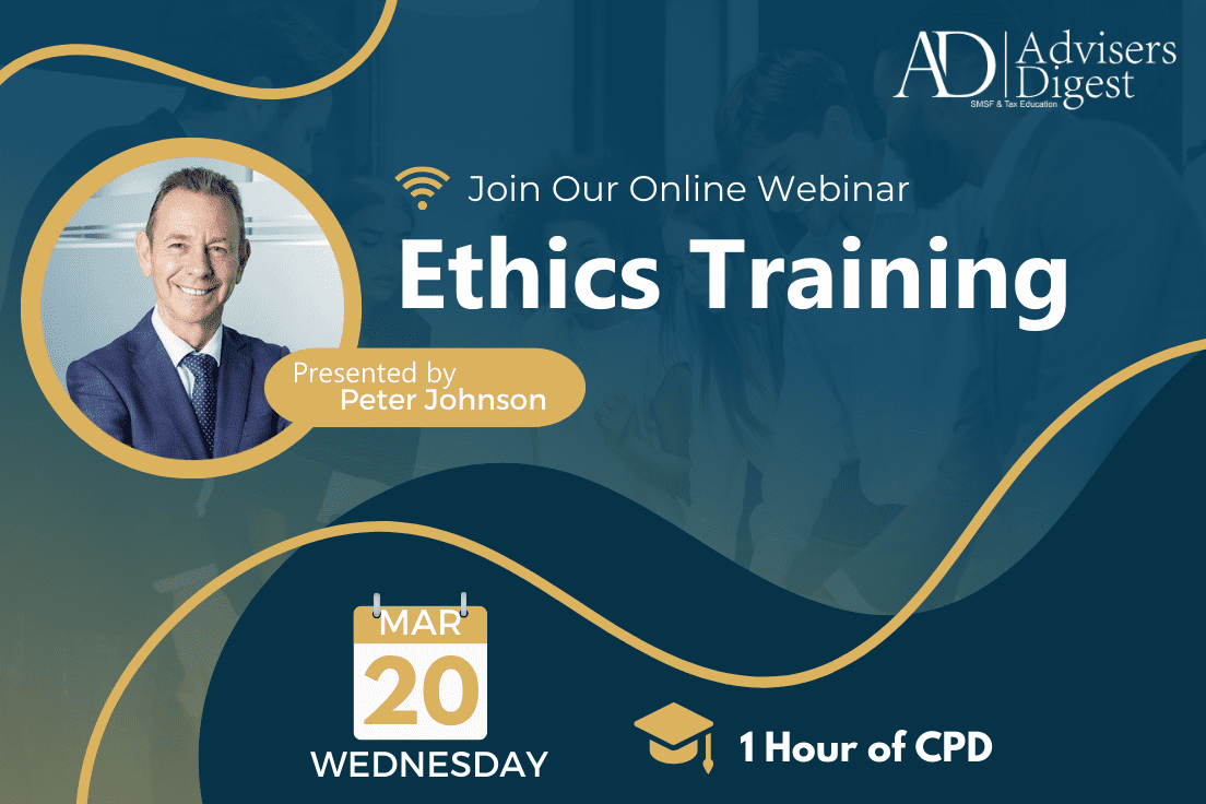 Ethics Webinar - March 2024 (1 Hour of CPD)