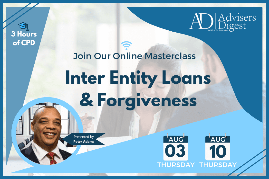 Inter-Entity Loans and Forgiveness - August 2023 (3 Hours of CPD)