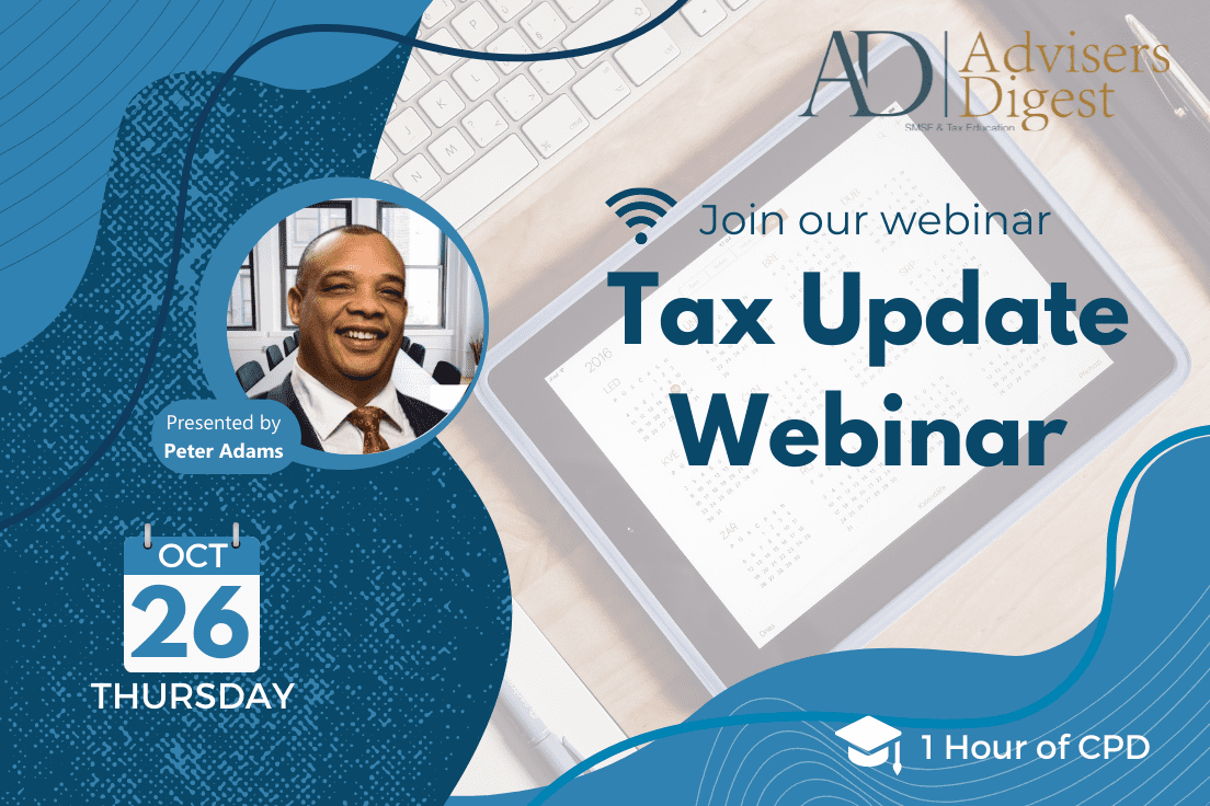 Tax Update Webinar - October 2023 (1 Hour of CPD)