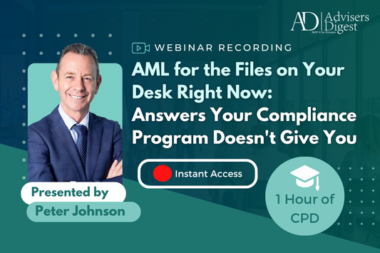 AML for the Files on Your Desk Right Now: Answers Your Compliance Program Doesn't Give You Webinar - September 2026