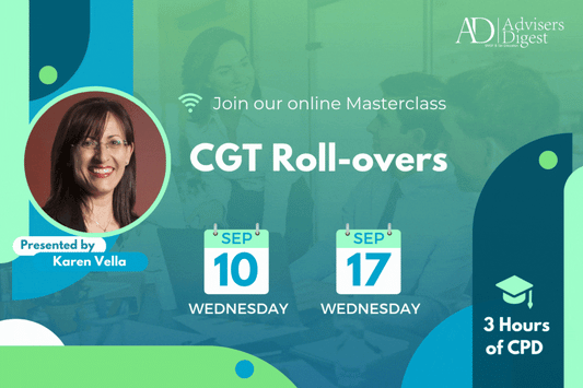 CGT Roll-overs - September 2025 (3 Hours of CPD)