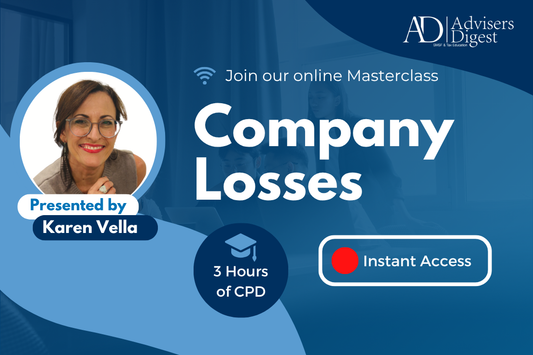Company Losses - August 2026 (3 Hours of CPD)