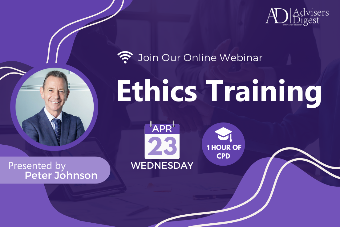 Ethics Webinar - April 2025 (1 Hour of CPD)