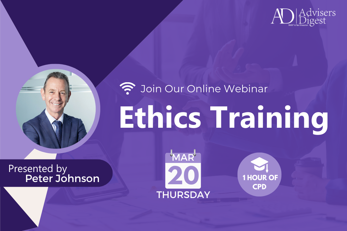 Ethics Webinar March 2025 1 Hour Of Cpd Advisers Digest