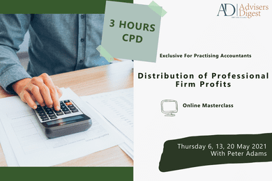 Distribution of Professional Firm Profits - May 2021 (3 Hours of CPD)