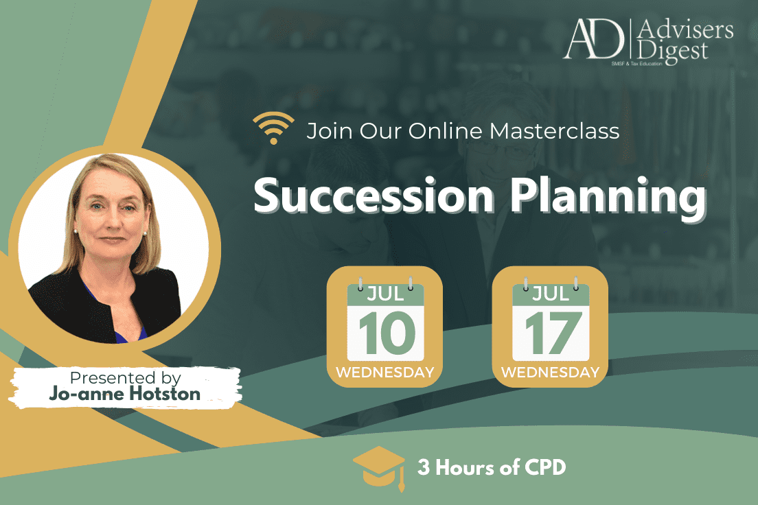 Succession Planning - July 2024 (3 Hours of CPD)